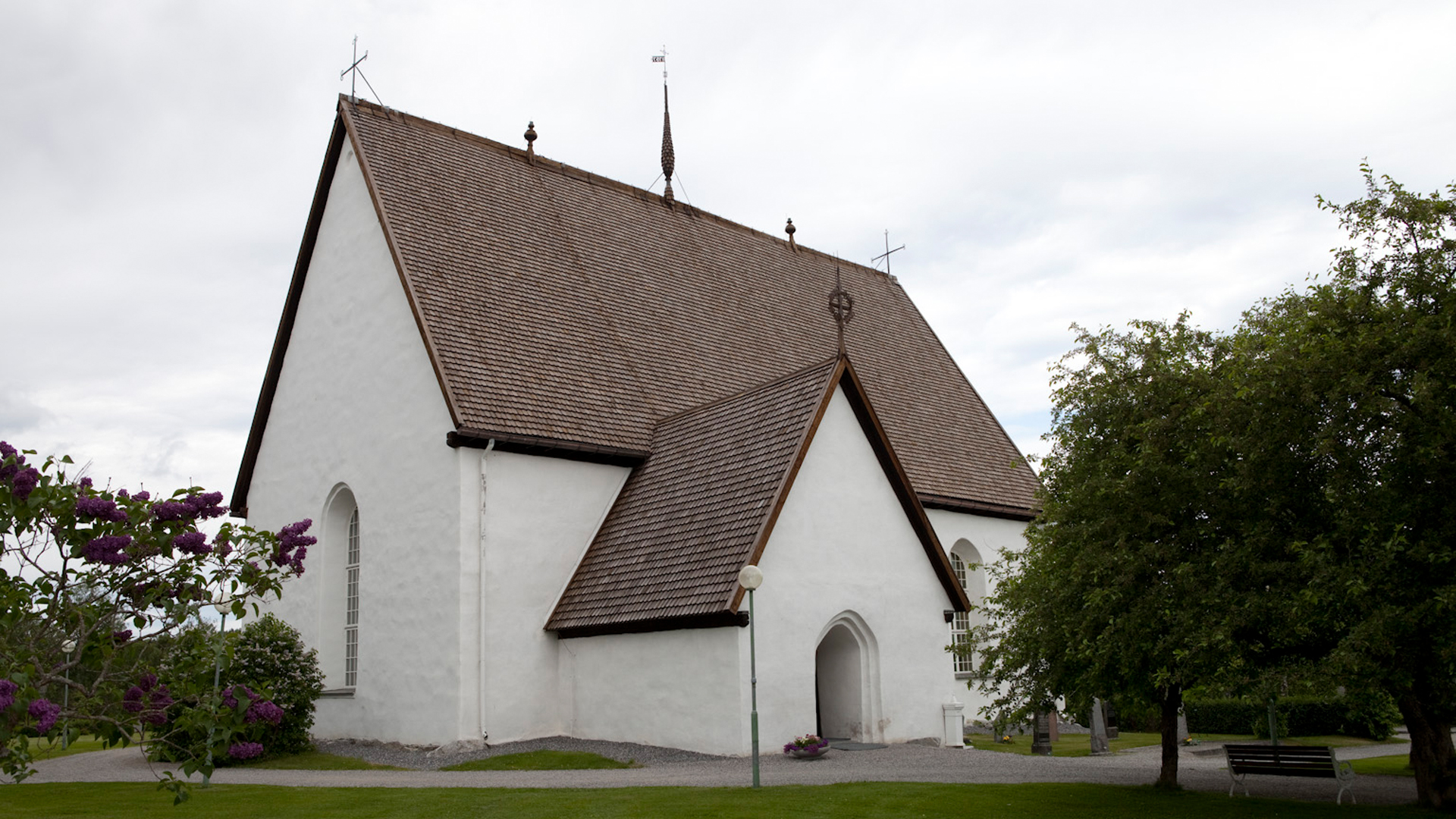 Anundsjö kyrka, ursprungligen byggd 1437